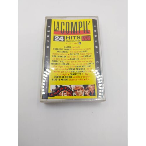 K7 Cassette Audio La Compil 24 Hits, Annee 1989