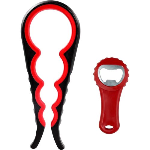 2 Pièces Ouvre Bocal Manuel, Multifonction Ouvre-Pots 4 En 1 Et Petit Ouvre-Bouteille, Antidérapants Ouvre Bocal Cuisine, Pour Enfants, Personnes Âgées, Personnes Souffrant D'arthritecable Usb C Char