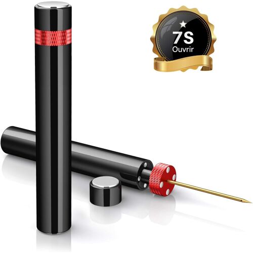 Tire Bouchon, Tire-Bouchon à Pression d'air 7S Cork Pops Out Décapsuleur de Pompe Ouvre Bouteille Vin Outils Portable Accessoire pour Sommelier Amateurs de Vin Cadeau Noel Fete des PeresCable USB C C