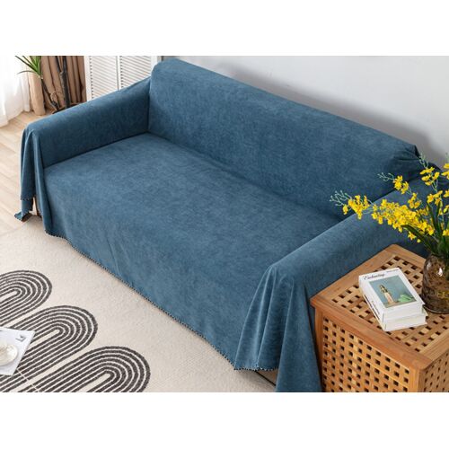 Housse De Canapé Imperméable Et Résistante Aux Griffures De Chat, 180 Cm, Bleue