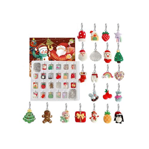 Pendentifs de calendrier de l'Avent à faire soi-même pour colliers et bracelets