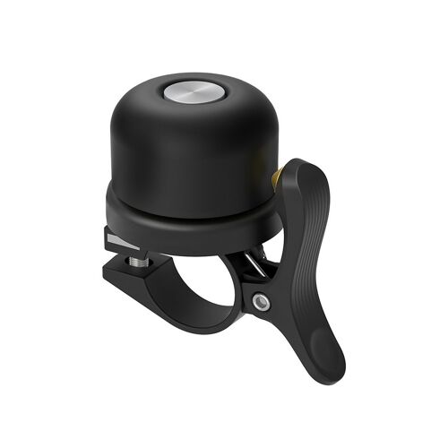 Sonnette De Vélo Avec Support Airtag Pour Suivi Gps - Noire