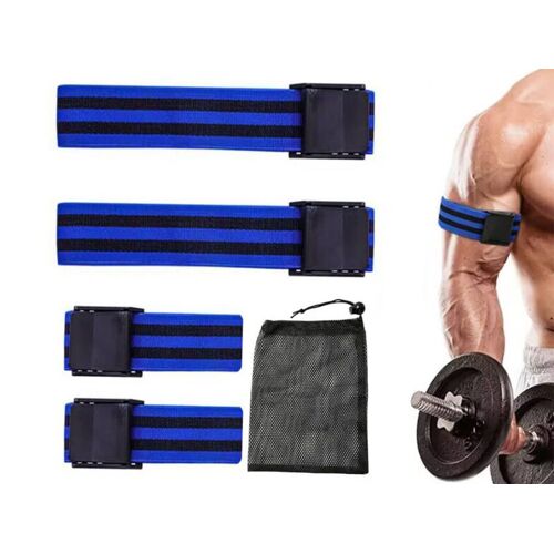 Ensemble De Bandes De Résistance En Tissu Bfr Pour Les Exercices Des Fessiers Et Des Hanches