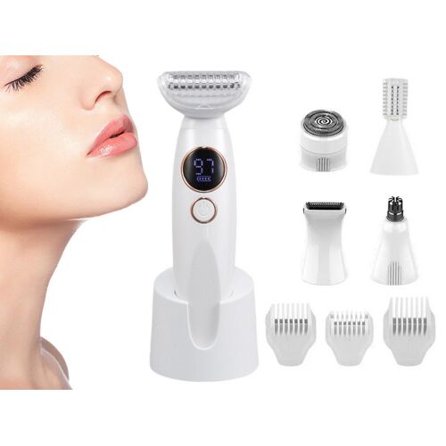 Rasoir Et Tondeuse Bikini 5 En 1 Pour Femme Avec Écran Led