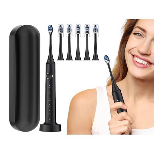 Brosse À Dents Électrique Avec 6 Têtes De Brosse Et Minuterie Intelligente