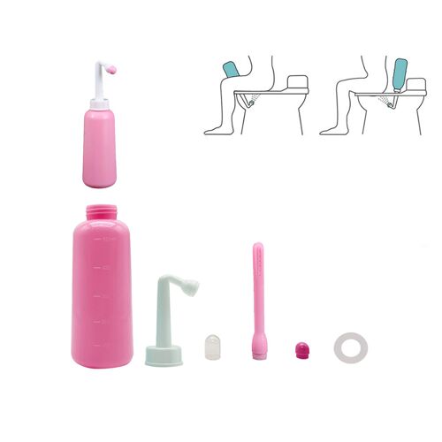 Pulvérisateur De Bidet Portable 500 Ml, Flacon De Douche Hygiénique