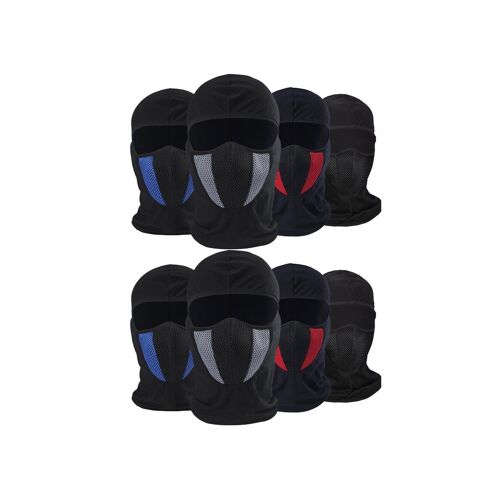 Lot De 8 Masques D'hiver Cagoules Coupe-Vent Pour Le Ski Et Le Vélo