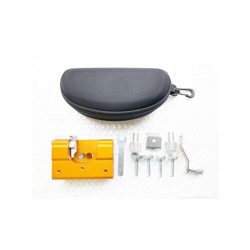 Kit d'affûtage de tronçonneuse pour meuleuse électrique et lames dentelées