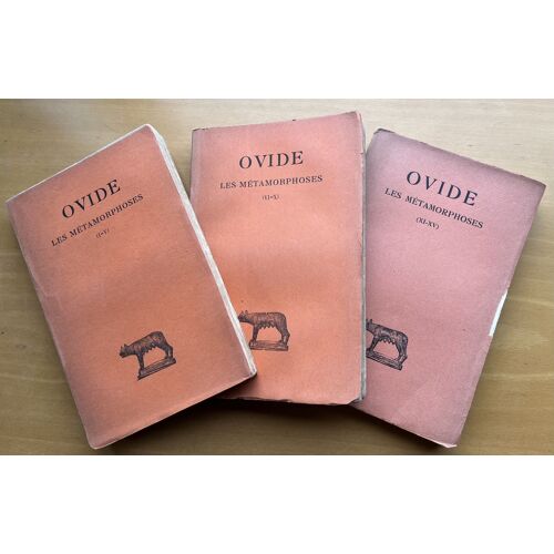 Ovide - Les Métamorphoses- 3 Volumes :   I-V , Vi-X, Xi-Xv