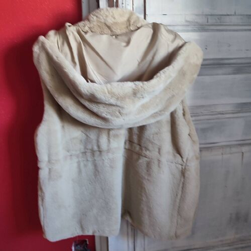 Veste Sans Manches Fourrure