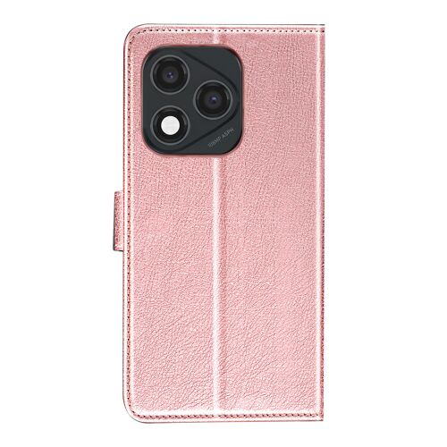 Étui Portefeuille Chesterfield pour Honor 400 Lite avec Fonction Support Vidéo Rose champagne