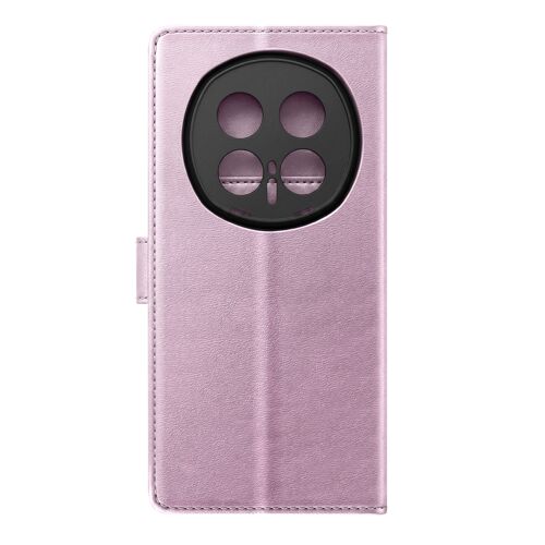 Étui Portefeuille 2 en 1 pour Honor Magic 8 Pro avec Coque Détachable Mayaxess Rose champagne