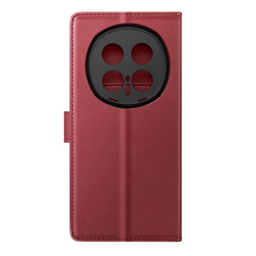 Étui Portefeuille 2 en 1 pour Honor Magic 8 Pro avec Coque Détachable Mayaxess Bordeaux