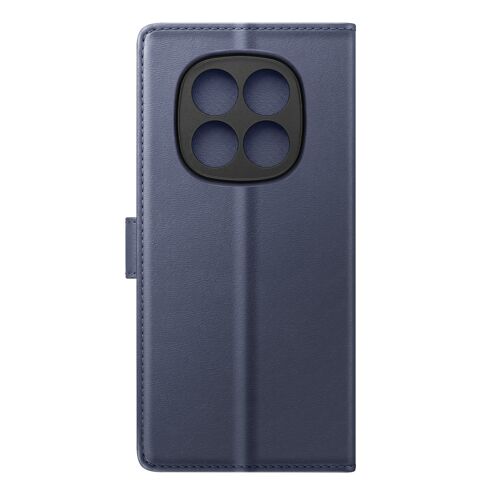 Étui Portefeuille 2 en 1 pour Redmi Note 15 avec Coque Détachable Mayaxess Bleu nuit