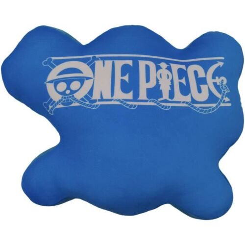 Coussin 3d Skull Sanji Lyo One Piece Microfibre Velours Au Toucher 40 Cm Bleu