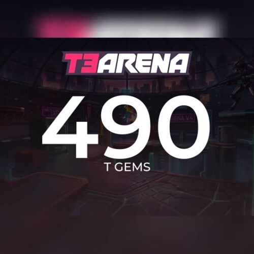 T3 Arena - 490 T Gems Direct Top-Up - GLOBAL