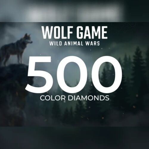 Wolf Game: Wild Animal Wars - 500 Color Diamonds Direct Top-Up - GLOBAL