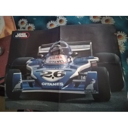 Poster Lafitte Ligier Js5 1976