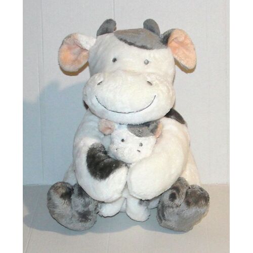 peluche vache babalu avec son bébé
