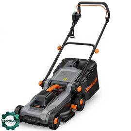 Tondeuse Électrique 1500W DOVAMAN 36 Cm Paillage Ramassage 2 En 1