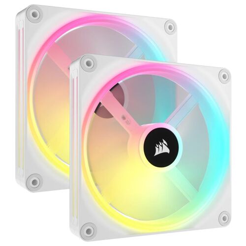 Corsair iCUE LINK QX140 RGB Boitier PC Ventilateur 14 cm Blanc 2 pièces