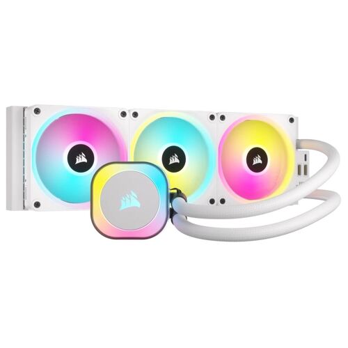 Corsair H150I Processeur Refroidisseur de liquide tout-en-un 12 cm Blanc