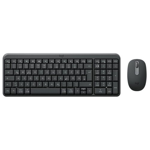 Logitech MK250 Pack clavier souris Universel RF sans fil + Bluetooth QWERTZ Allemand Graphite