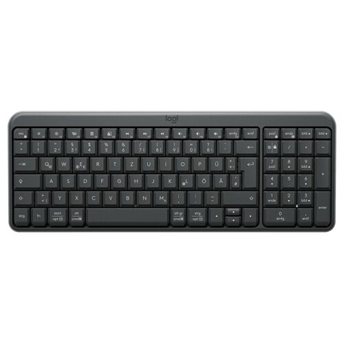 Logitech K250 clavier Universel RF sans fil + Bluetooth QWERTZ Allemand Graphite