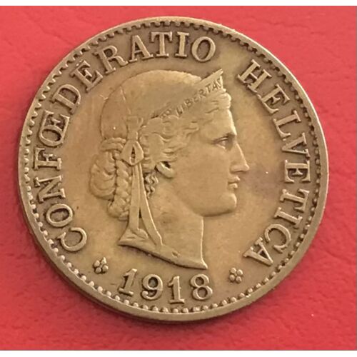 10 Centimes - Libertas - 1918 - Suisse