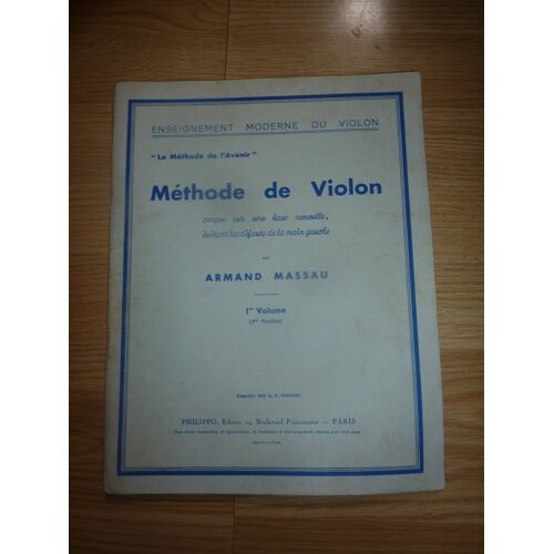 Méthode De Violon, 1 Er Volume ( 3éme Position )