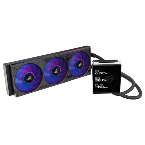 ASUS ROG STRIX LC IV 360 ARGB LCD - Système de refroidissement liquide de processeur - (pour : LGA1700, LGA1851, AM4, AM5) - 3 x 120 mm