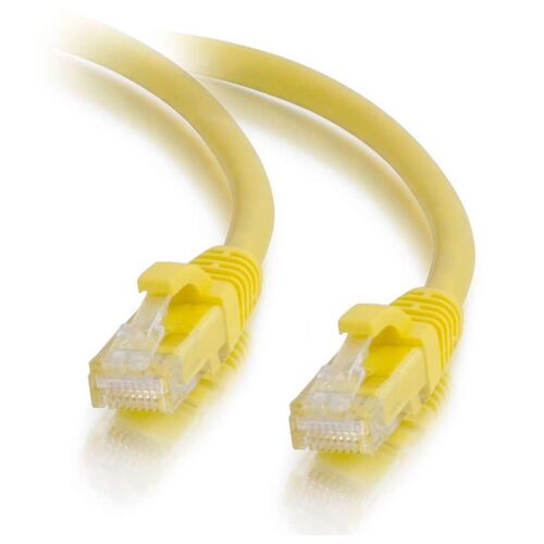 C2G Câble de raccordement réseau Cat5e avec gaine non blindé (UTP) de 3 M - Jaune