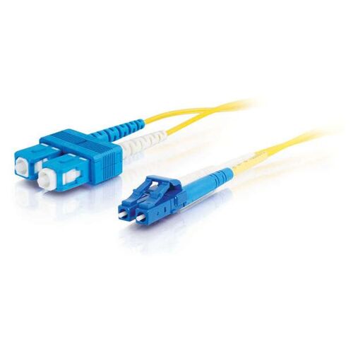 C2G 85589 câble InfiniBand et à fibres optiques 5 m LC SC OFNR Jaune