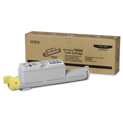 Xerox Phaser 6360 - Haute capacité - jaune - original - cartouche de toner - pour Phaser 6360DA, 6360DB, 6360DN, 6360DT, 6360DX, 6360N
