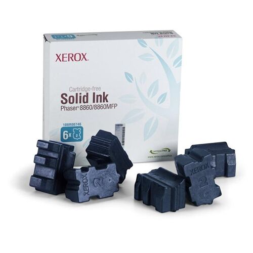 Xerox Phaser 8860MFP - Pack de 6 - cyan - encres solides - pour Phaser 8860, 8860DN, 8860MFP, 8860MFP/D, 8860MFP/E, 8860MFP/SD, 8860PP, 8860WDN