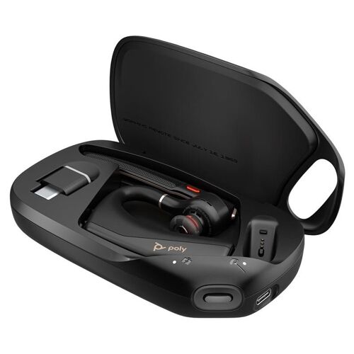 HP Poly Voyager Legend 50-M UC - Micro-casque - intra-auriculaire - Bluetooth - sans fil - USB-C via un adaptateur Bluetooth - noir - certifié UC, Certifié pour Microsoft Teams