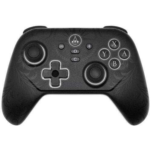 Manette Lexip Advanced Pro Tattoo Sans fil Noir Assassin's Creed Black Flag: Resynced PIXMINDS pour ,PC, Nintendo Switch, Nintendo Switch 2