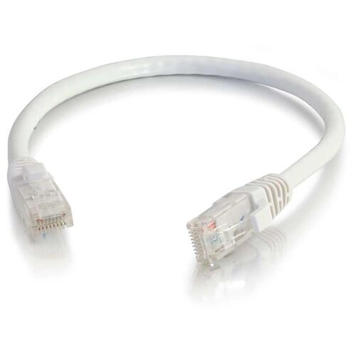 C2G Câble de raccordement réseau Cat6 avec gaine non blindé (UTP) de 1 M - Blanc