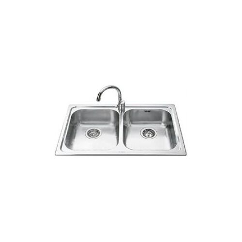 Smeg SP792-2 évier Evier encastré Rectangulaire Acier inoxydable