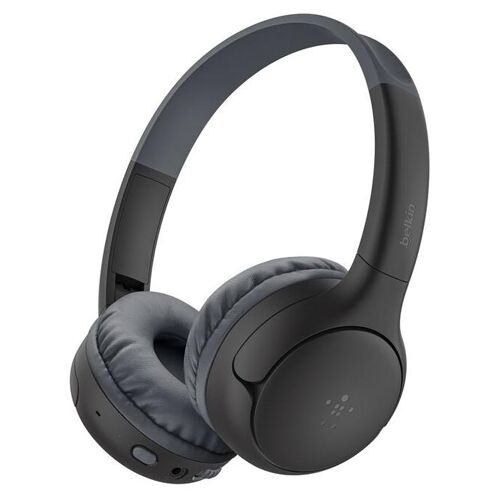 Belkin AUD012HQBK casque Sans fil et filaire Arceau Musique Bluetooth Noir
