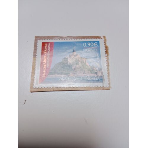 Timbre France Oblitéré 0,90 Yvert N° 3924 Le Mont-Saint-Michel Et Son Abbaye (Manche).De 2006 D