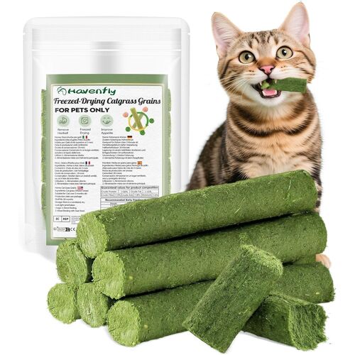 Kalanka-30g Bâton D'herbe À Chat, Friandise À L'herbe À Chat, Collations Pour Chats Pour Le Nettoyage Des Dents Et Élimination Des Boules De Poils