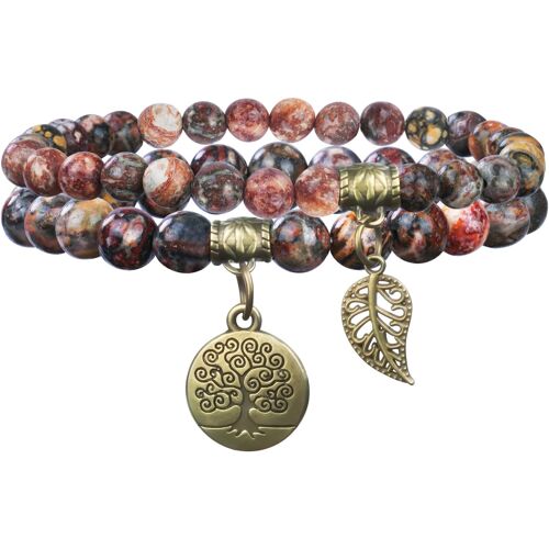 Kalanka-Bracelet En Pierre Naturelle,Pierre De Cristal 8 Mm Spirituel En Pierres Précieuses