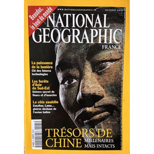 National  Geographic  France N*25, 10/2001, Chine -Beauduc -Asie Du Sud-Est -La Côte Swahilie Zanzibar Lamu, 110 Pages