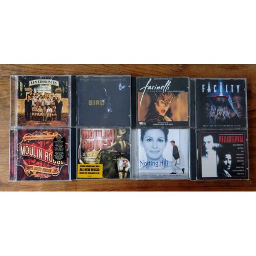 Lot De 8 Cd Bof( Bandes Originales De Films)