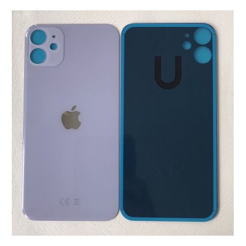 Vitre Arrière (Adhésif) Iphone 11 Violet Big Hole -