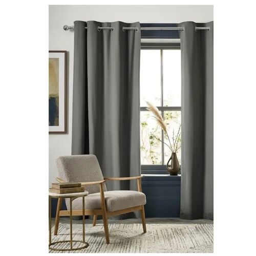 Rideau Opacifiant Thermique 140 X 280 Cm Inuits Anthracite