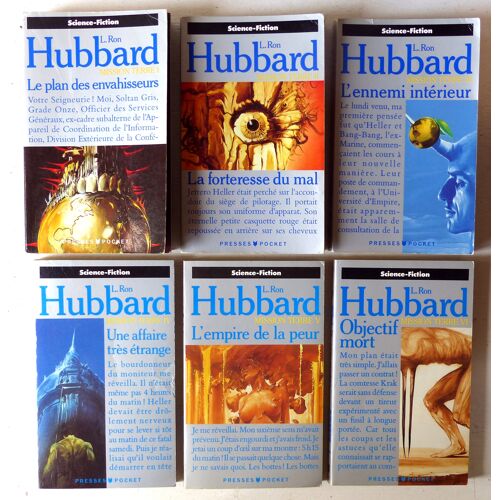 Mission Terre Par Ron L. Hubbard - Série Complète En 10 Tomes - Presses Pocket Science-Fiction N°5441 À 5450 (1991-1995) - Couvertures Illustrées Par W. Siudmak