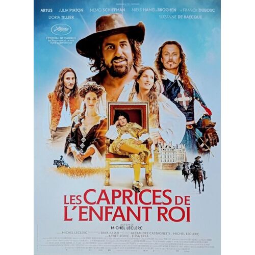 Les Caprices De L Enfant Roi - Affiche Originale De Cinéma - Format 40x60 Cm - Un Film De Michel Leclerc Avec Artus, Julia Piaton, Franck Dubosc, Némo Schiffman, Xavier Robic, Doria Tillier - 2026