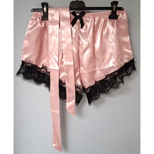 Ensemble Lingerie De 4 Pièces - Rose Et Noir / Xxl
